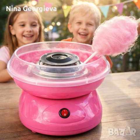 Машина за захарен памук за дома - Компактна, бърза и безопасна , снимка 3 - Други - 53849455