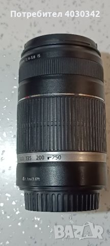 Обектив Canon EF-S 55-250mm 1:4-5.6 IS, снимка 3 - Обективи и филтри - 45413347