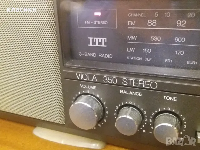 Радио ITT VIOLA 350 STEREO. , снимка 7 - Радиокасетофони, транзистори - 48551666