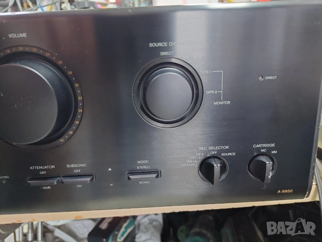 Усилвател Onkyo A-8850, снимка 3 - Ресийвъри, усилватели, смесителни пултове - 54265623