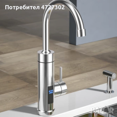 Електрически смесител за моментално загряване на водата с Led дисплей, снимка 3 - Други - 53980790