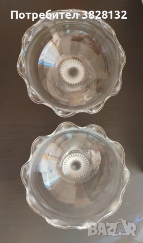 чаши за шампанско "купе" стъклени, снимка 3 - Антикварни и старинни предмети - 51167478