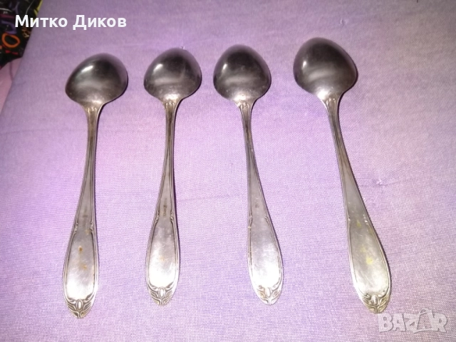 Duralit Rostfrei Solingen немски лъжици 4 бр 210мм Silver plated , снимка 7 - Прибори за хранене, готвене и сервиране - 51516204