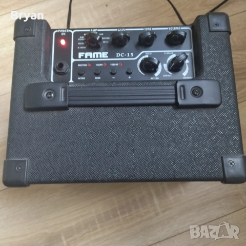 Fame DC15 малък modeling усилвател за китара, снимка 5 - Китари - 52990625