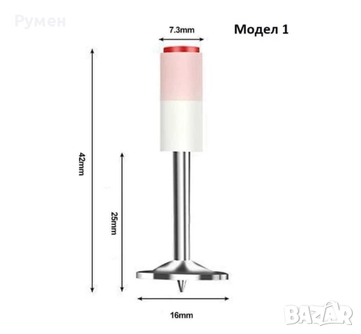 Пистолет за забиване на пирони със заряд в дрво метал бетон+50 пирона, снимка 6 - Други инструменти - 51690016