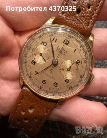 Titus Chronograph 18K, снимка 3 - Мъжки - 53664345
