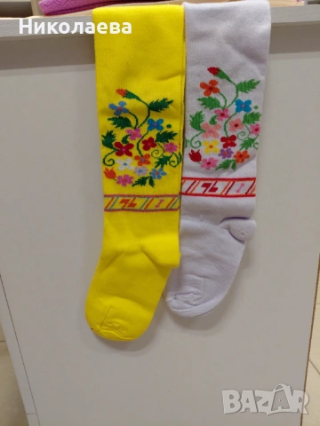 3/4 ПАМУЧНИ ЧОРАПИ С ФОЛКЛОРНИ МОТИВИ!, снимка 2 - Дамски чорапи - 50315246