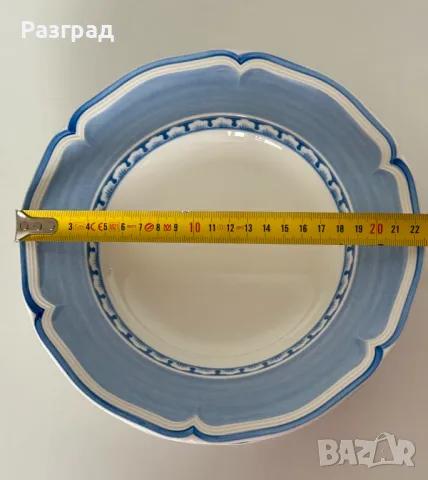 Две дълбоки чинии Villeroy & Boch Casa Azul Piccolo, снимка 4 - Чинии - 48208643