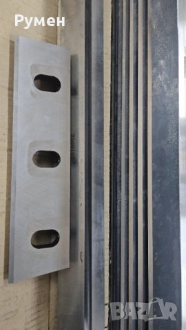 Заточване на ножове за дробилки и шредер