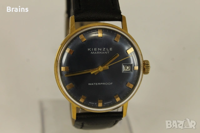 1950's KIENZLE MARKANT Позлатен Немски Ръчен Часовник, снимка 4 - Мъжки - 53913519