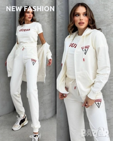 Дамски Комплекти - 3 Части - лого Бродирано ✨Guess, снимка 2 - Спортни екипи - 52323456