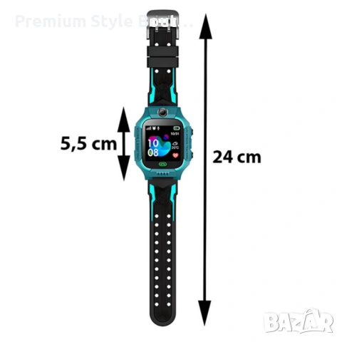 Детски смарт часовник с GPS и SOS бутон , снимка 15 - Дамски - 54138385