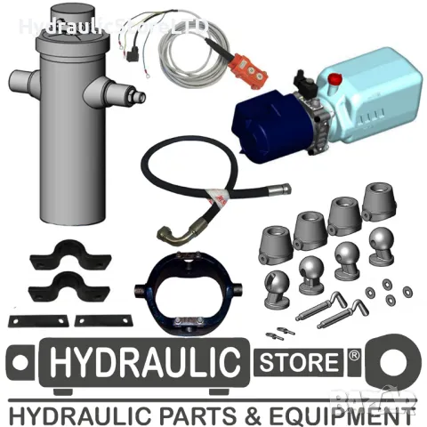 Хидравличен комплект за самосвал с тристранно разтоварване до 3,5т от Италия, снимка 1 - Части - 49480907