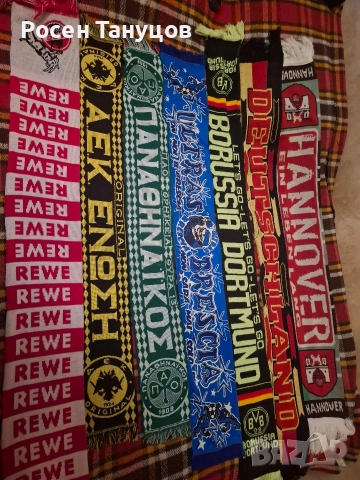 Продавам много футболни шалове, снимка 3 - Фен артикули - 52564999