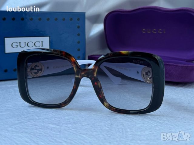 GUCCI 2024 с лого дамски слънчеви очила УВ 400, снимка 6 - Слънчеви и диоптрични очила - 45169316