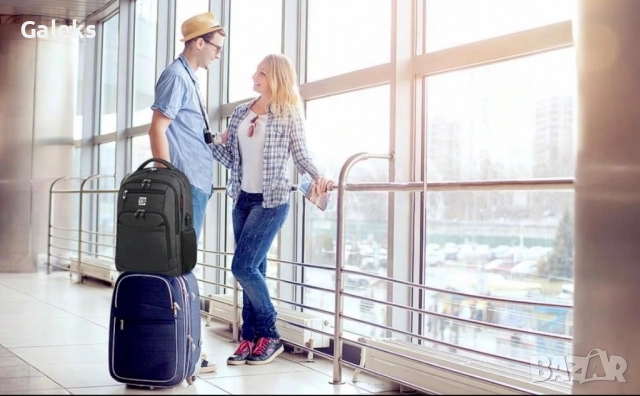 Елегантна, модерна и стилна мъжка офис чанта за лаптоп /Черна естествена кожа!, снимка 4 - Раници - 52023496