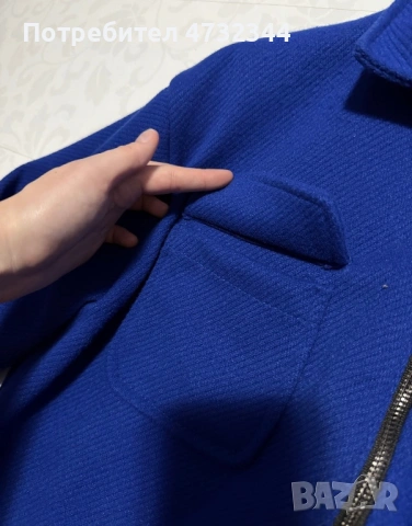 Синя връхна дреха , снимка 2 - Якета - 53407002