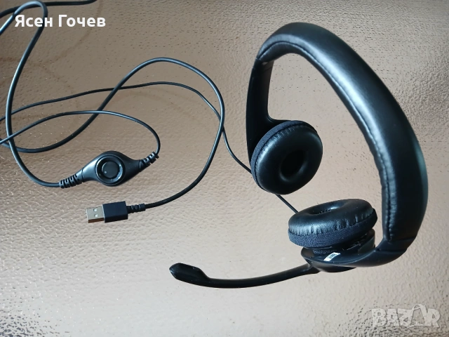 Продавам нови стерео слушалки LOGITECH с микрофон и USB конектор, снимка 12 - Слушалки за компютър - 53942843