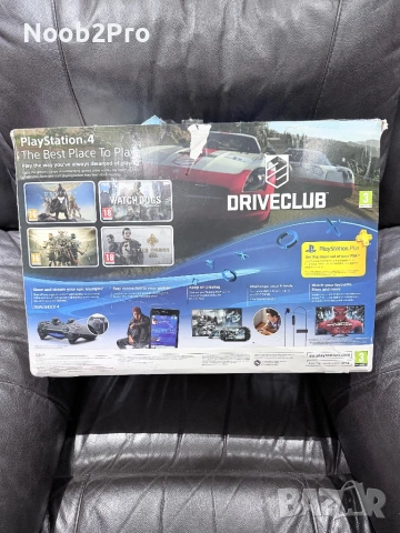 PlayStation 4 500 GB с кутия с черен джойстик (Boxed), снимка 2 - PlayStation конзоли - 53290357