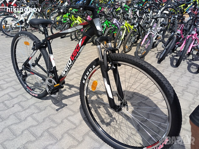 SPRINT Алуминиев велосипед 29" Velotec PRO черен/червен, снимка 5 - Велосипеди - 53563921