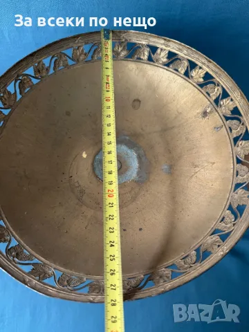 Немска стара посребрена фруктиера с маркировки - WMF, снимка 9 - Антикварни и старинни предмети - 50319468