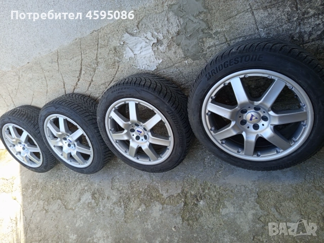 Джанти 17 5х100 с гуми дот23, снимка 2 - Гуми и джанти - 53757743