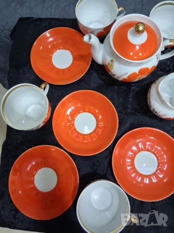 Руски сервиз за чай, снимка 11 - Антикварни и старинни предмети - 51774710