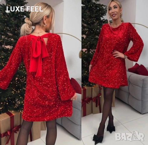 Дамски Рокли с Пайети ⚜️, снимка 2 - Рокли - 52951125