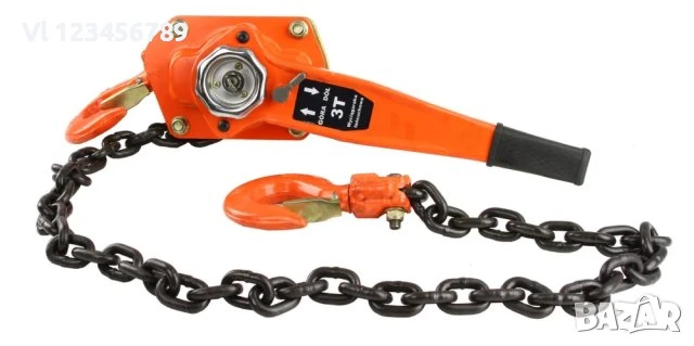 Верижна лебедка с тресчотка 3т/2м Mar-Pol, снимка 2 - Шублери - 50751118