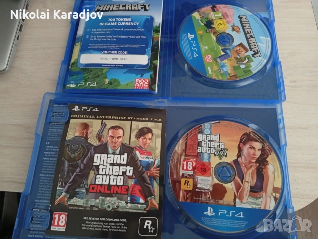 ГТА V и Майнкрафт за PlayStation 4, снимка 3 - Игри за PlayStation - 53888769