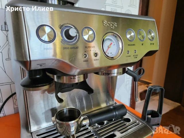 Еспресо машина SAGE Barista Express Кафемашина с кафемелачка, снимка 5 - Кафемашини - 51402317