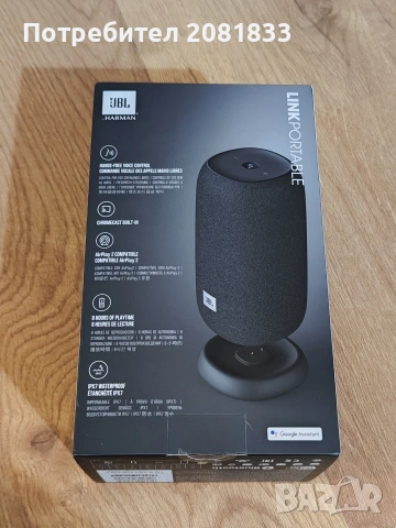 JBL link Portable, Bluetooth speaker , снимка 3 - Bluetooth тонколони - 54001226