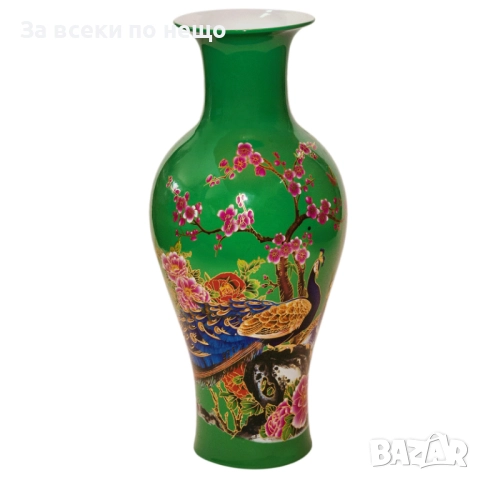 Ваза с черешов цвят и пауни, 2 цвята Код P1490, снимка 2 - Вази - 52338816