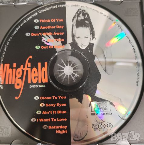 Whigfield  оригинален диск , снимка 2 - CD дискове - 45302018