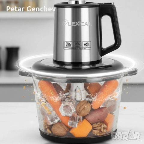 Вид уред: Електрически кухненски чопър; Модел: Lexical LCH-1970;, снимка 3 - Чопъри и пасатори - 52892163