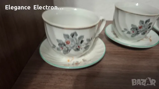 8бр порцеланови чаши за чай Китка , снимка 7 - Чаши - 50195952