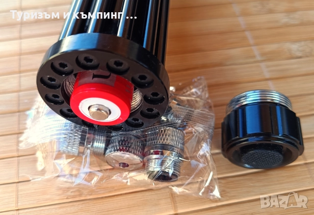 Мощен лазер 50000mw 450nm Gatling Burning / 5 приставки /, снимка 2 - Спортна екипировка - 52842217