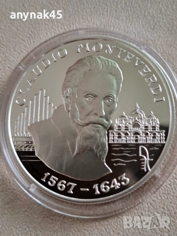 Сребро 10 динера 1998г. Андора, снимка 3 - Нумизматика и бонистика - 53906169