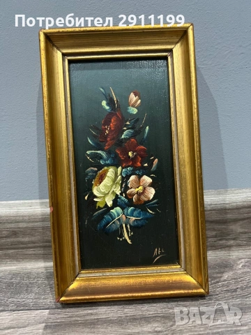 Мини маслена картина, снимка 2 - Картини - 54256695