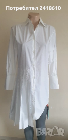 Off White Cotton Dress Italy Womens  Size 36 / S НОВО! ОРИГИНАЛ! Дамска  Рокля!, снимка 18 - Рокли - 53895985