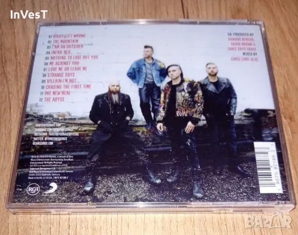 Диск на Three Days Grace - Outsider , снимка 3 - CD дискове - 47482017