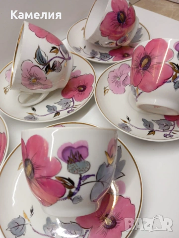 Руски порцелан , снимка 6 - Чаши - 53520863