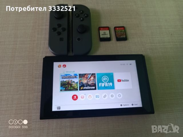 Nintendo Switch + 2игри, снимка 6 - Nintendo конзоли - 45823990