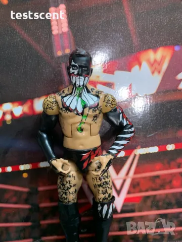 Екшън фигура WWE Finn Balor Фин Балор Demon King figure wrestling играчка NXT ELITE mattel Black, снимка 4 - Фигурки - 49511983