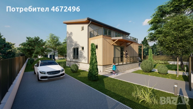 Продава се уникален парцел с ДВЕ къщи в с. Пауново - само на 30 минути от центъра на София, снимка 3 - Къщи - 52701759