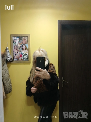 палтенцето е от естествен косъм , снимка 5 - Палта, манта - 53616953