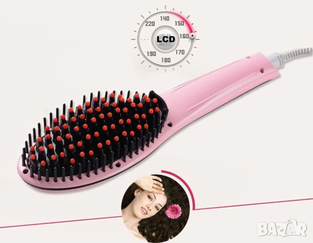 Четка за изправяне на коса Luxury 💎, снимка 6 - Преси за коса - 53271370