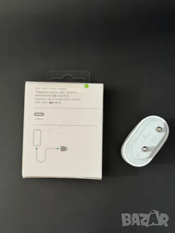 Оригинален адаптер за Айфон (Iphone) USB-Type-C 20W FastCharge, снимка 3 - Оригинални зарядни - 47026473