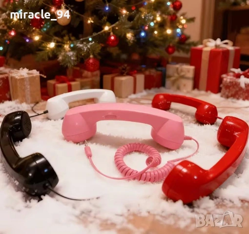 Coco Retro Phone Handset - ретро слушалка с микрофон - ИЗГОДНО !!!, снимка 4 - Слушалки, hands-free - 53087909