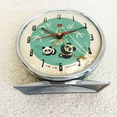 Часовник будилник анимиран Китайски работещ, снимка 6 - Антикварни и старинни предмети - 45623945